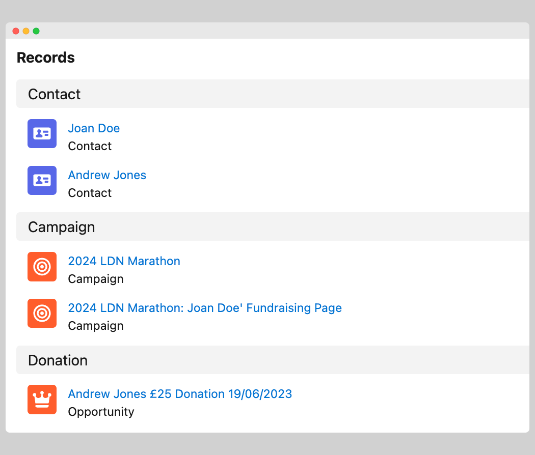 Flow execution before SObject type change showing default Campaign objects