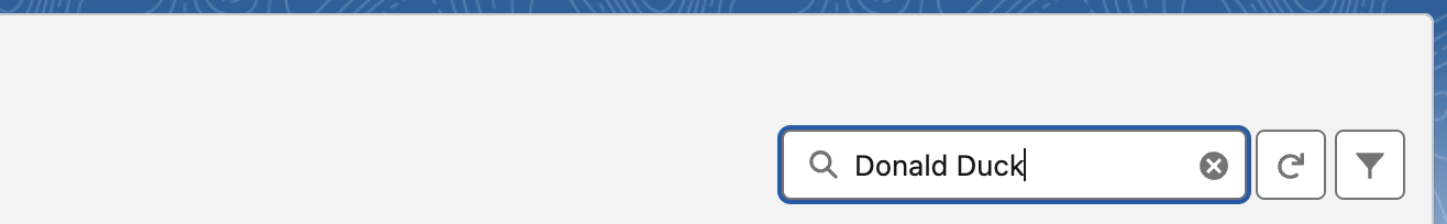 Notifications tab search functionality